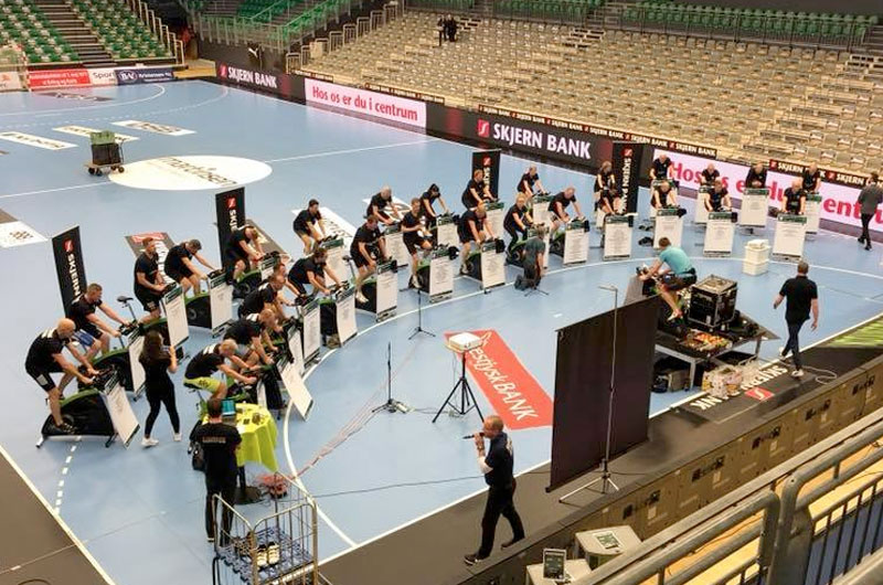 Spinning event i Skjern Håndbold